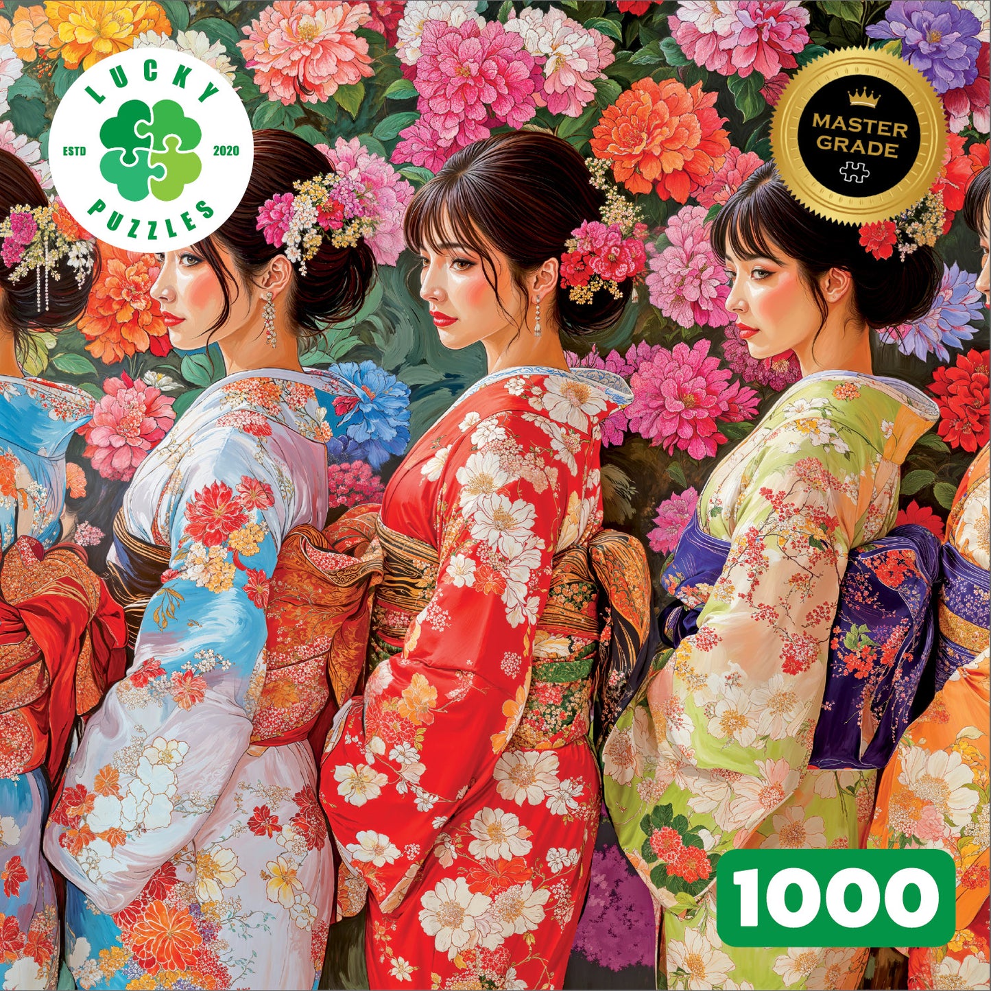 Petal Whispers: A Geisha's Harmony