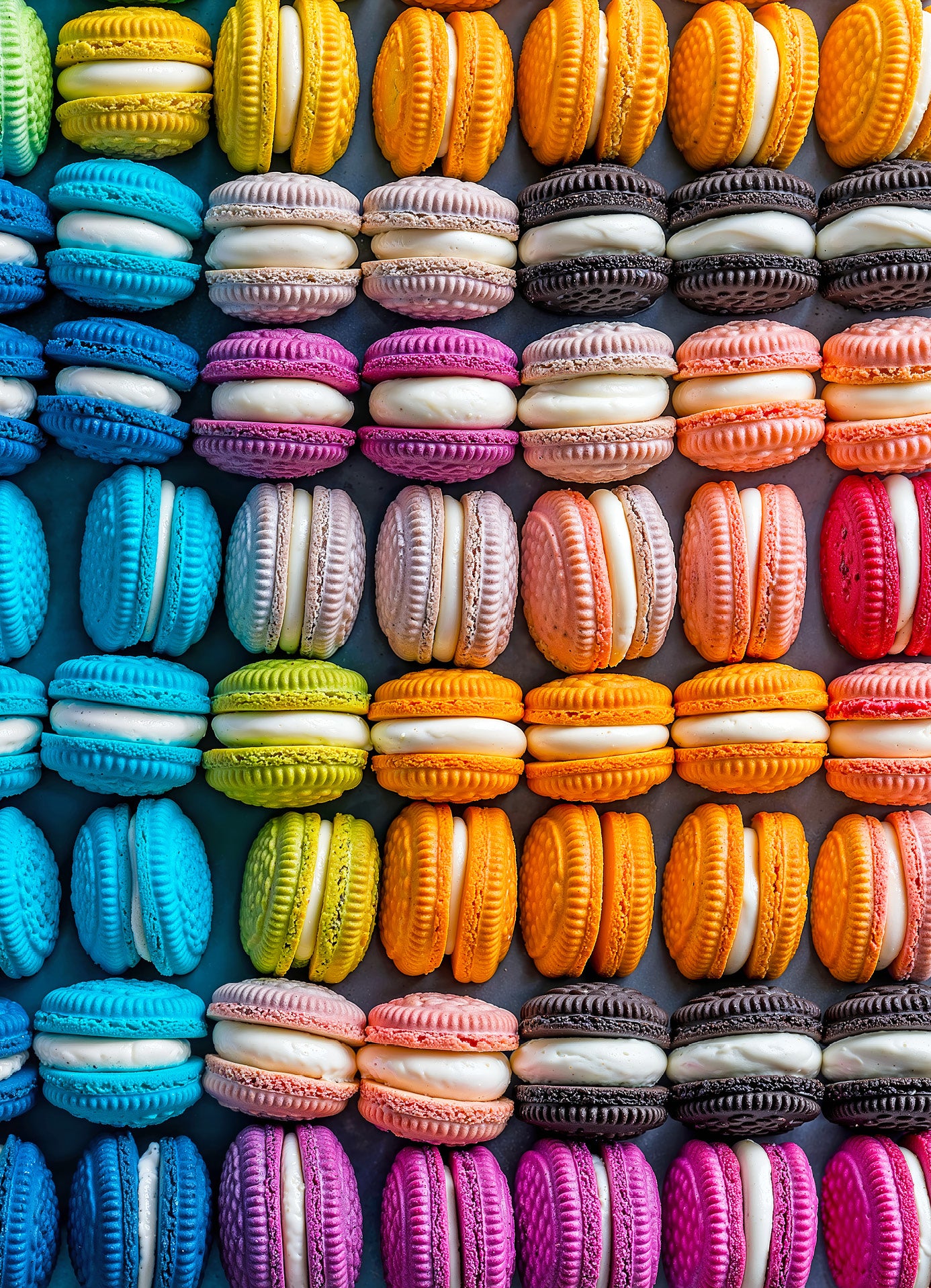 Rainbow Delight Cookies