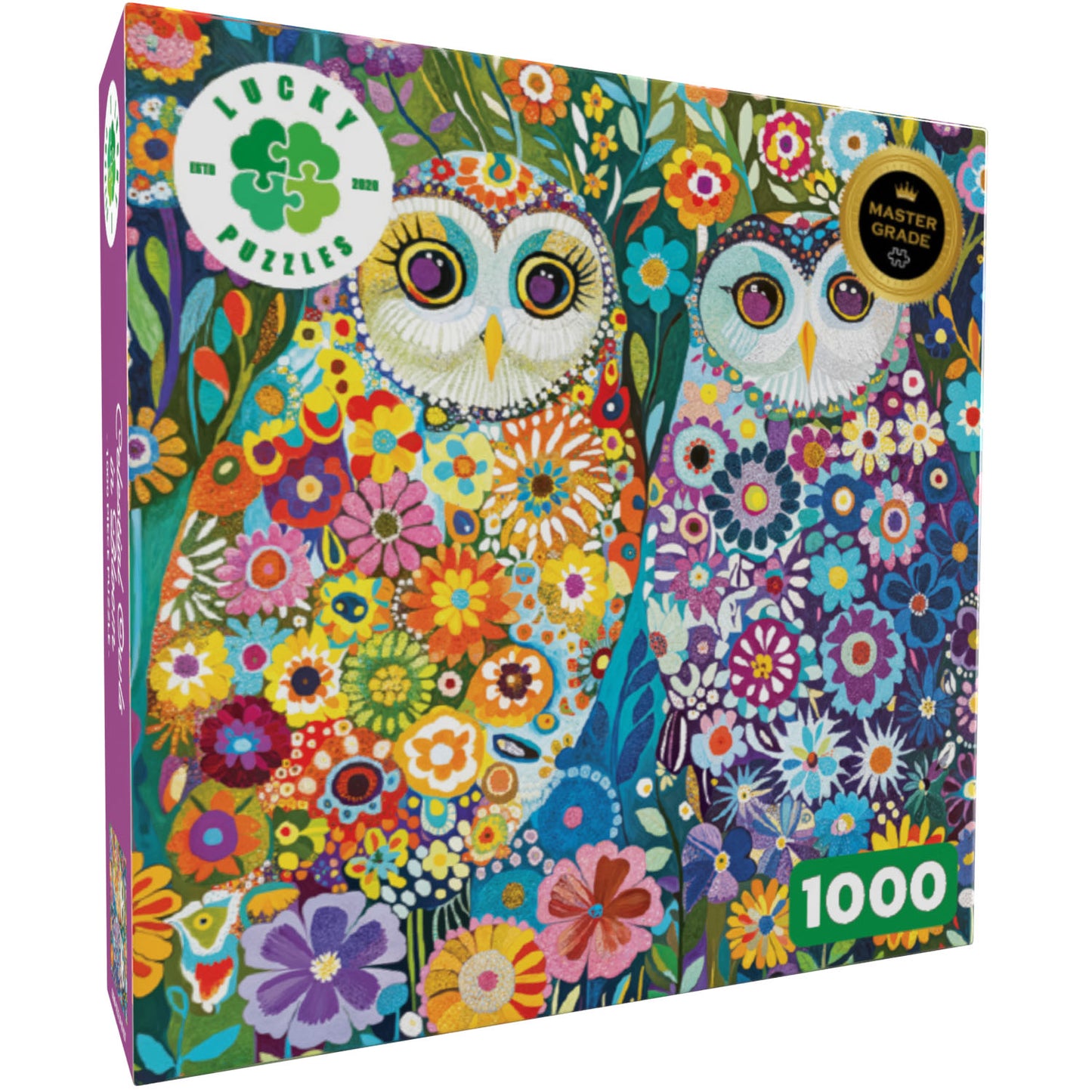 Celestial Owls in Bloom
