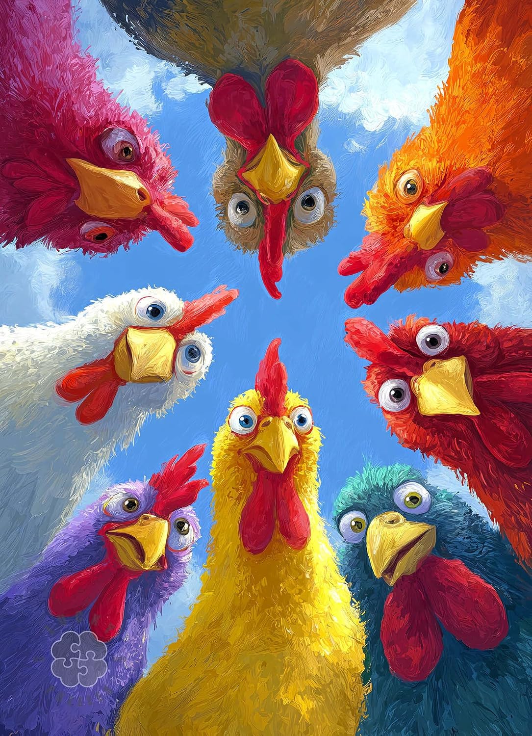 Chicken Puzzle – The Backyard Investigation – 1000 Piece Puzzle