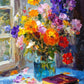 Garden Puzzle – Bouquet in the Blue Room – 1000 Piece Puzzle