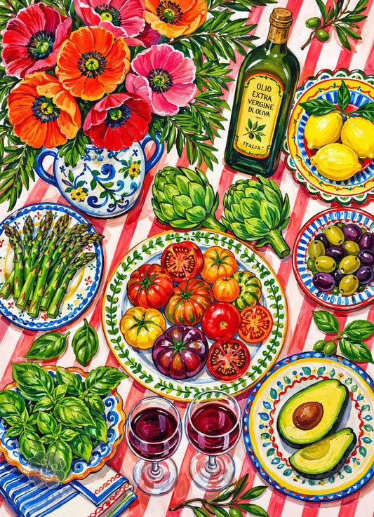 Food Puzzle – La Tavola Italiana – 1000 Piece Puzzle