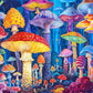 Mushroom Puzzle – Enchanted Fungi Forest – 1000 Piece Puzzle
