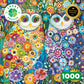 Celestial Owls in Bloom