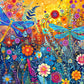 Flower Puzzle – Dragonfly's Secret Garden – 1000 Piece Puzzle