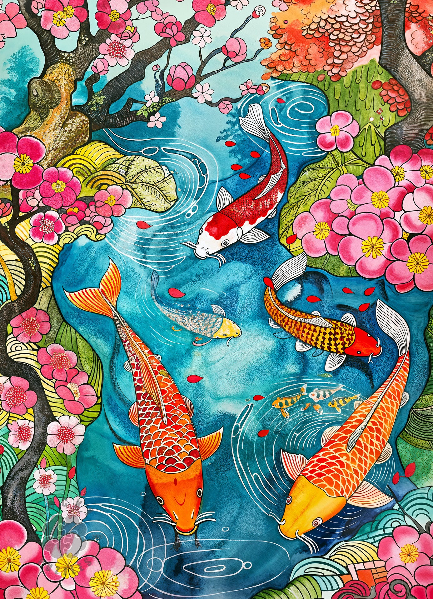 Koi Fish Puzzle – Coy Koi – 1000 Piece Puzzle