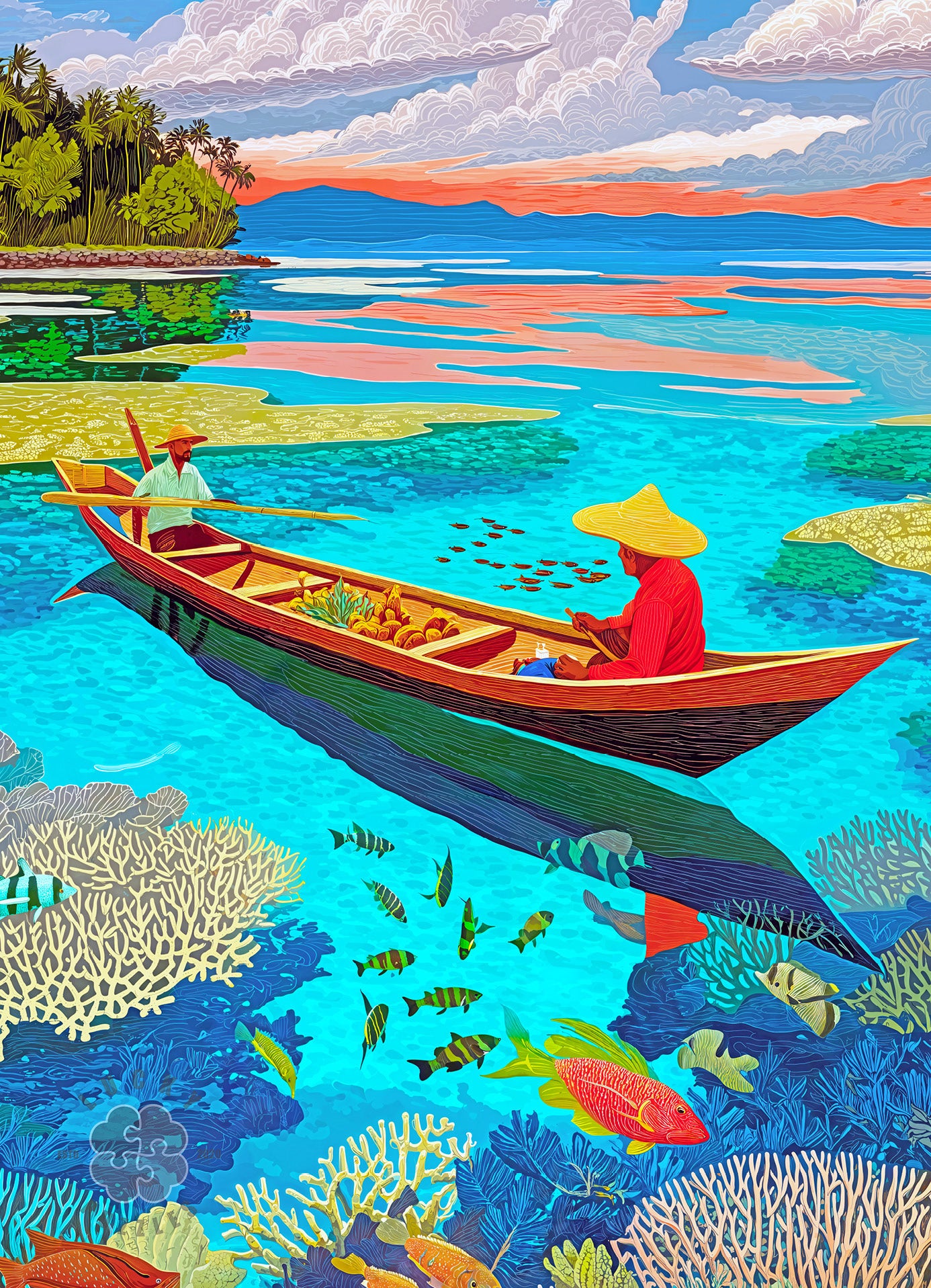 Coastal Puzzle – Tides of the Tropics – 1000 Piece Puzzle