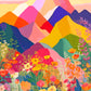 Mountain Puzzle – Flora of the Painted Peaks – 1000 Piece Puzzle