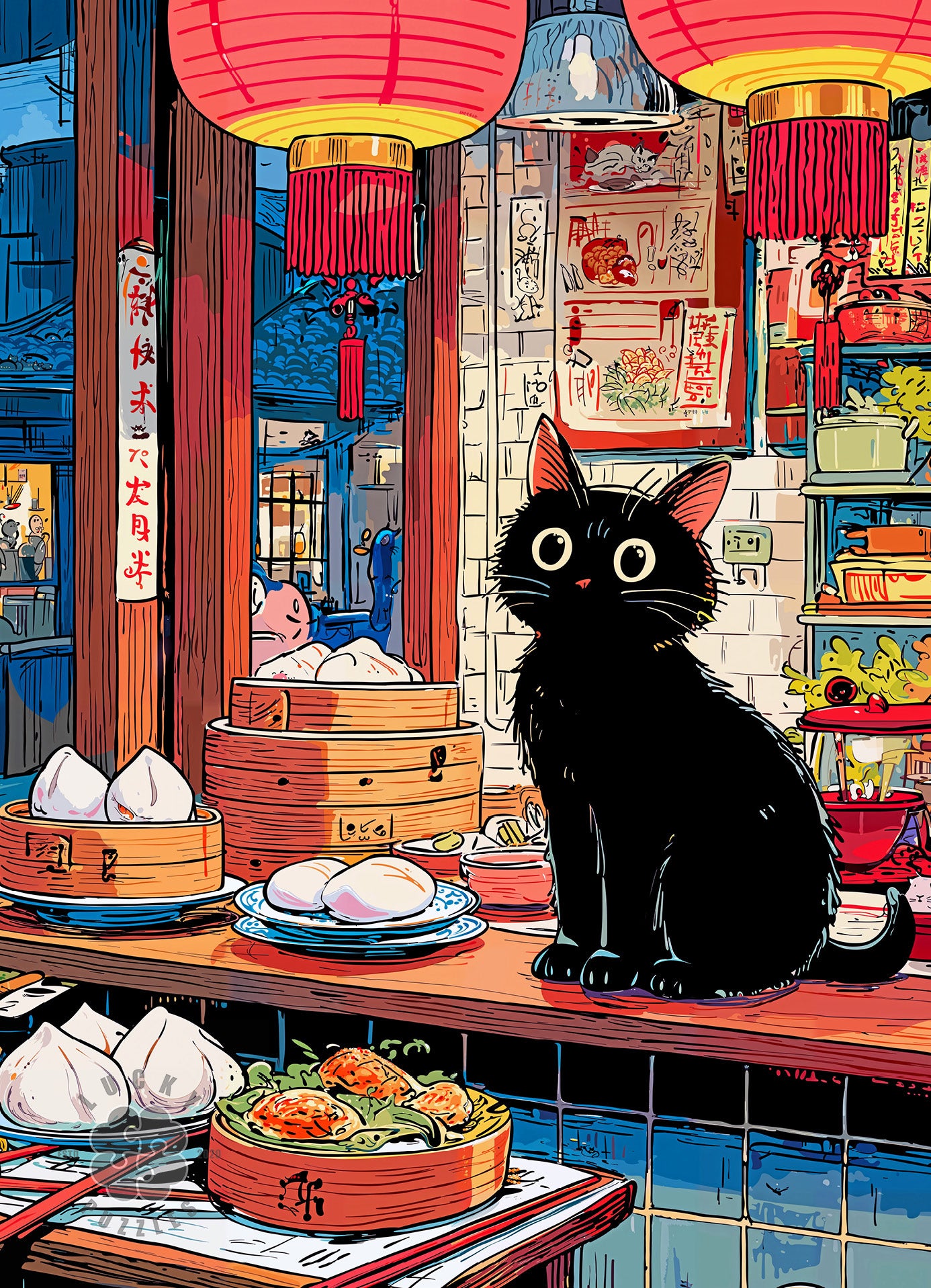 Cat Puzzle – Bao & Whiskers – 1000 Piece Puzzle