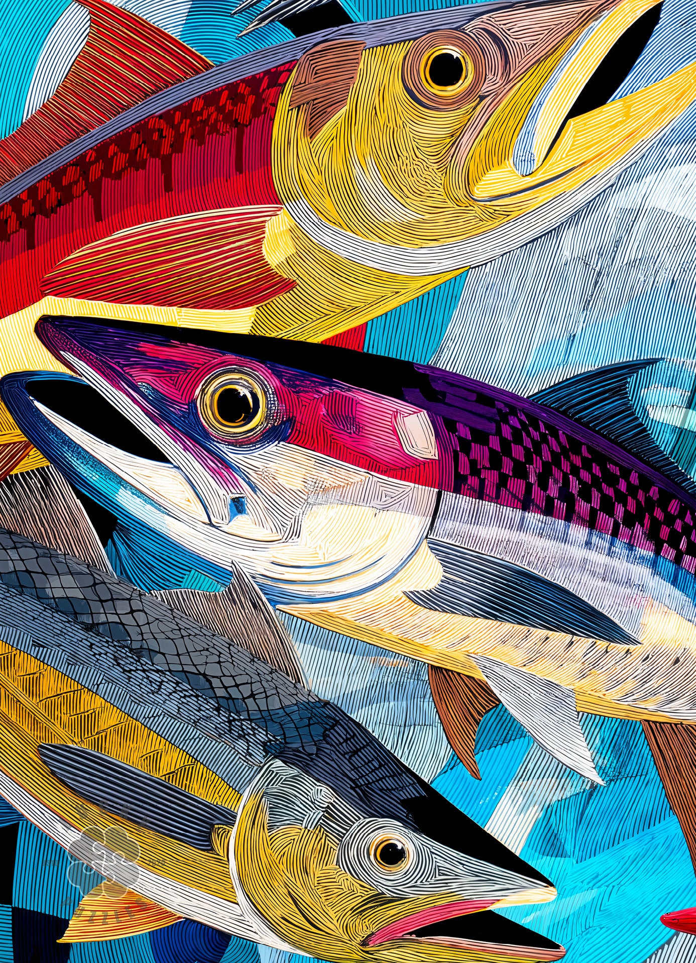 Fish Puzzle – Catch of Colour – 1000 Piece Puzzle
