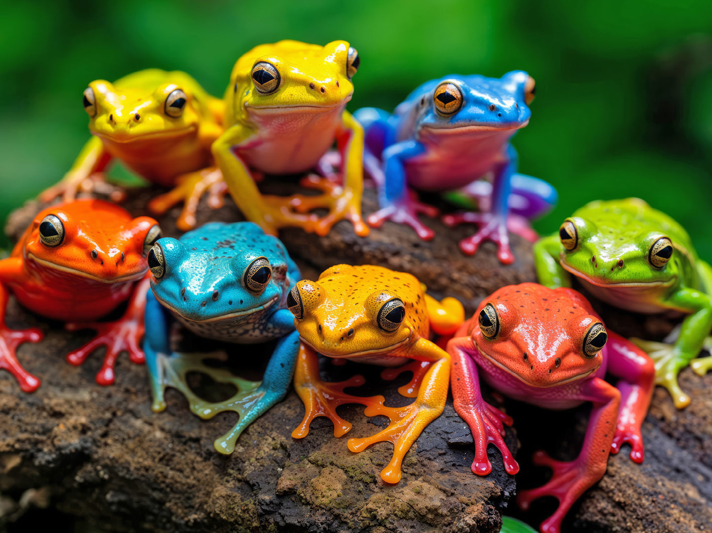 Frogs' Rainbow Rendezvous