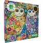 Celestial Owls in Bloom