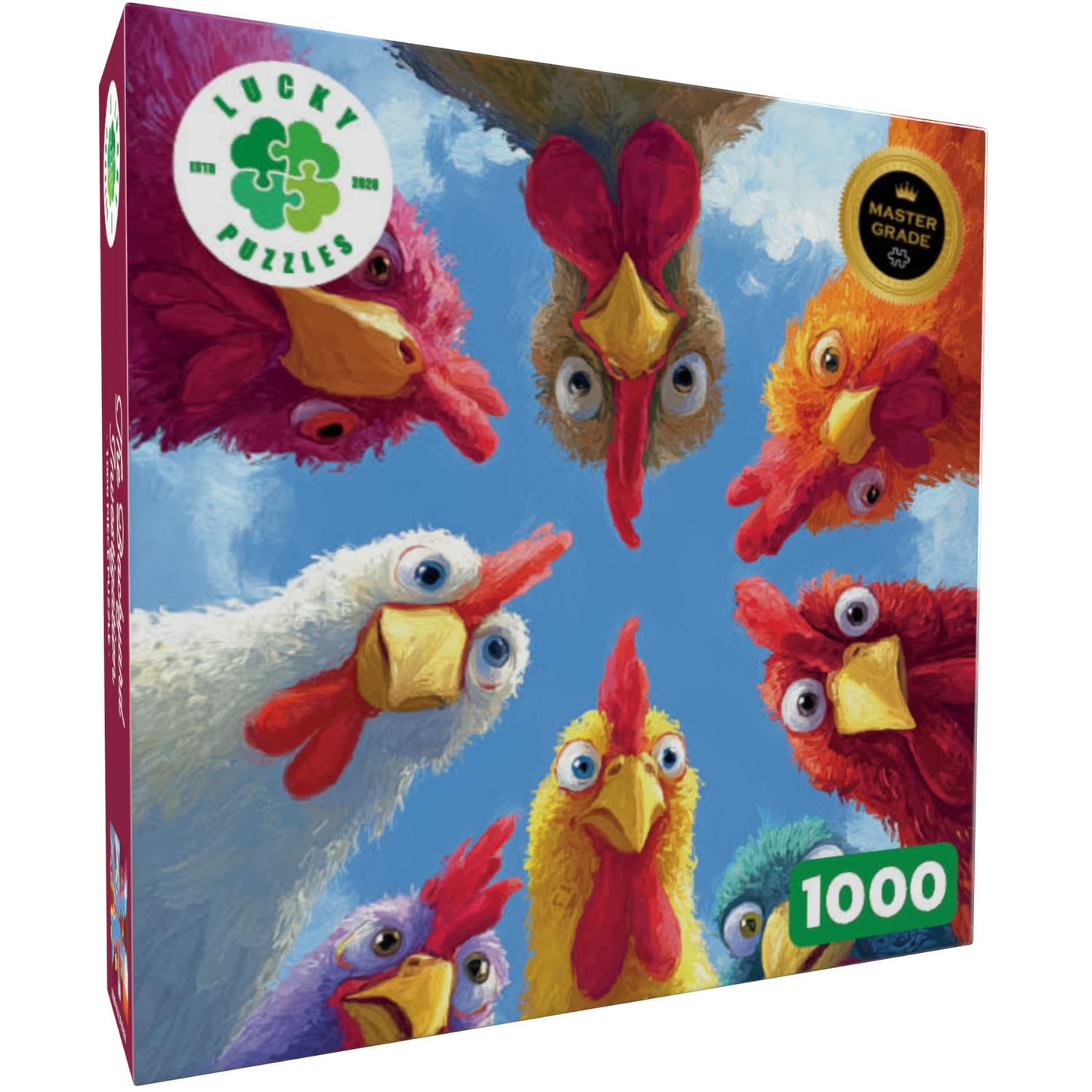 Chicken Puzzle – The Backyard Investigation – 1000 Piece Puzzle